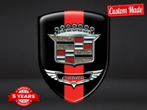 Cadillac Badge Bombé Logo Course Tuning Édition Sport ST
